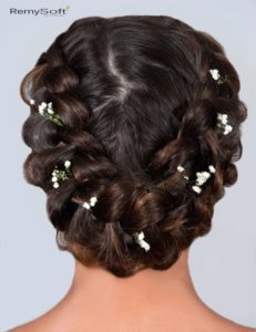 Hair extensions are the perfect complement to wedding hairdos.