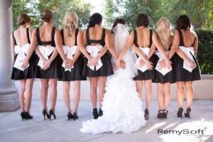 Create wedding hairstyles with hair products for remy hair.