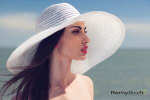 If you'll be out in the sun, learn how to care for hair extensions.