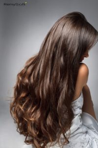 Try our shiny hair extensions